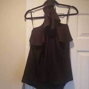 Black halter top